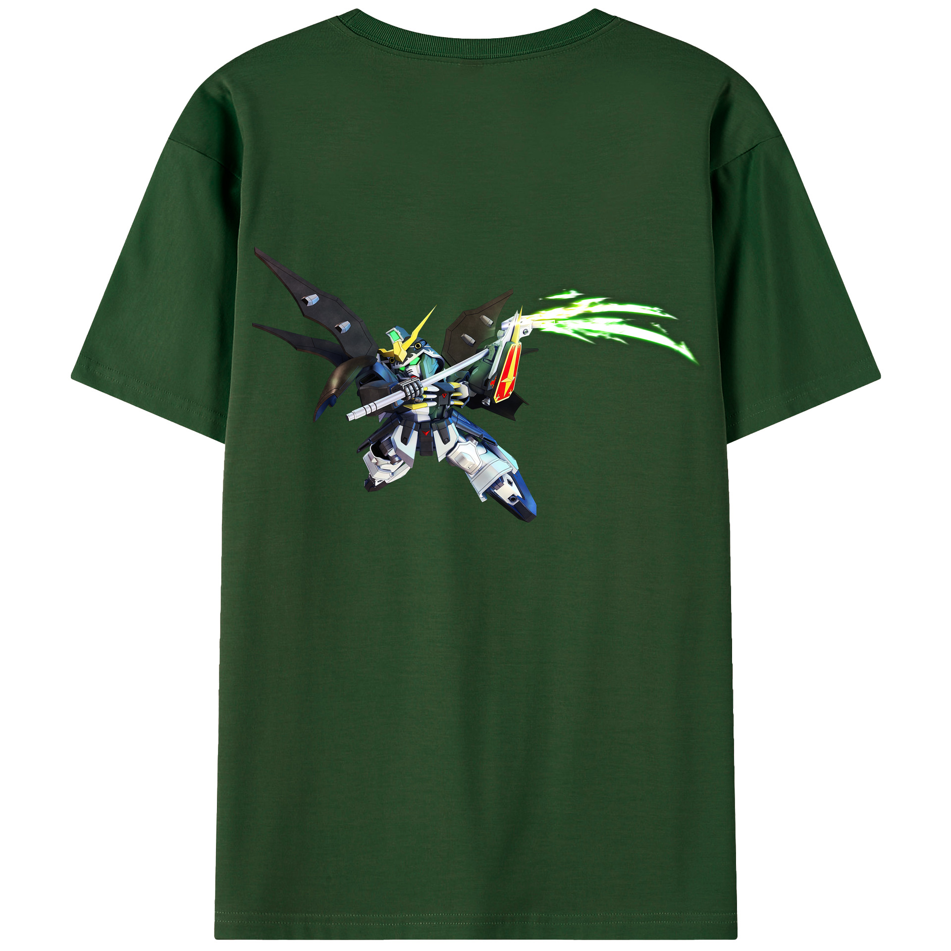 （画像用） 機動戦士ガンダム Mobile Suit Gundam 綿100％半袖Tシャツ（背面プリント）